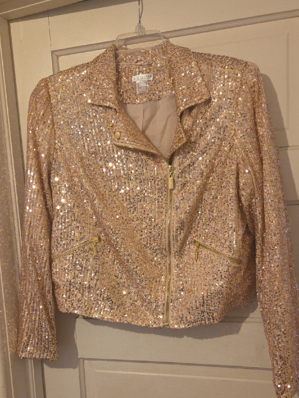 Rose Gold Sequin Jacket